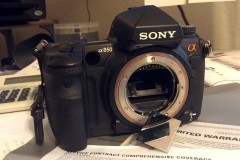 Sony A850 mirror got loose during wedding shoot!