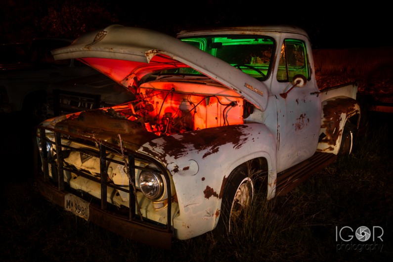 Wichita Falls Light Painting