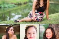 Senior portrait session at Bear Creek Park